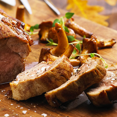 Svinemørbrad med flødekartofler