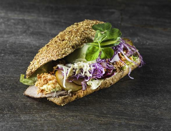 Sandwich med roastbeef